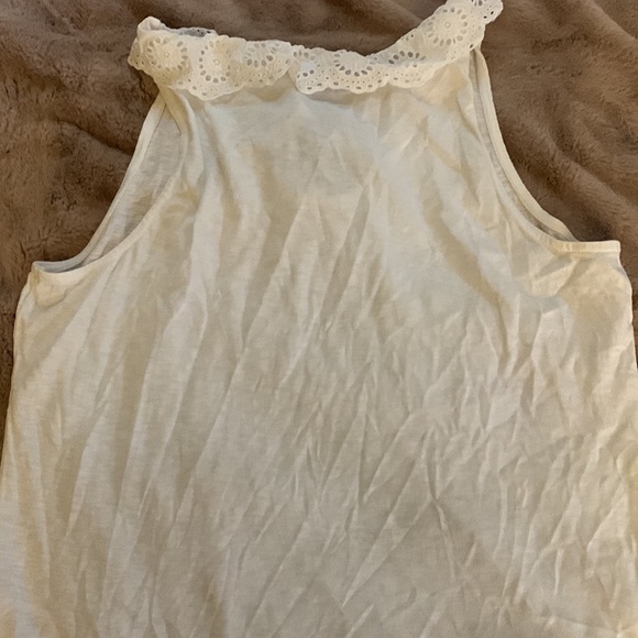 Talbots Sleeveless V Neck Tee, Size L - Picture 4 of 4